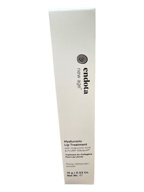 Endota New Age Hyaluronic Lip Treatment with Plump Oleoactif 15g/.53oz NIP